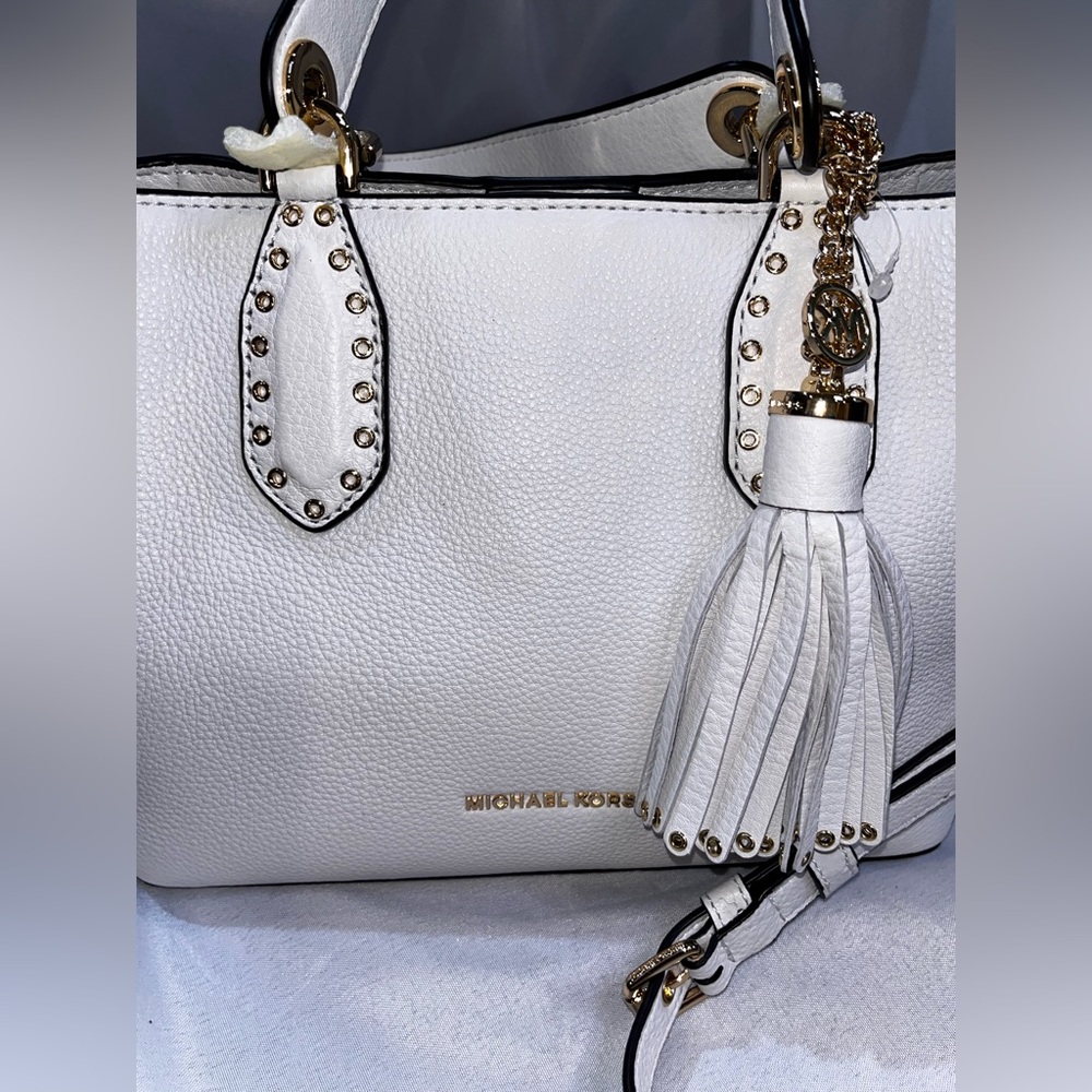 Michael Kors Brooklyn Small Leather Tote Satchel Bag - Great condition with tag